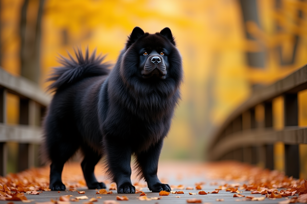 chow-chow noir